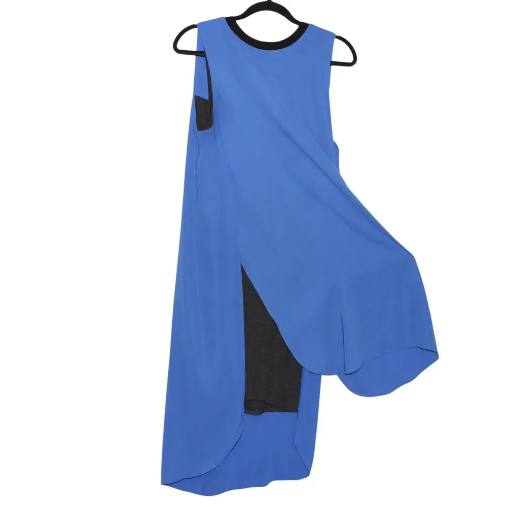 Rachel Roy Tunic Dress Blue Flowy Dress Size XL